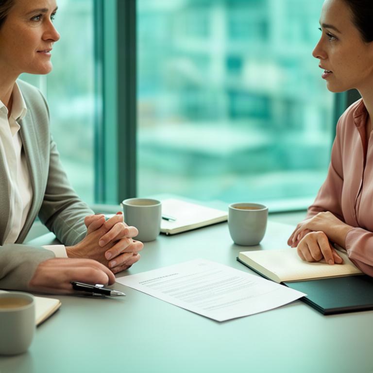 Adviseur en ondernemer bespreken een ondertekend document aan een vergadertafel in Krommenie